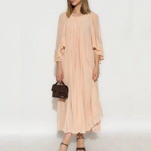 Zimmermann  pleated chiffon midi dress